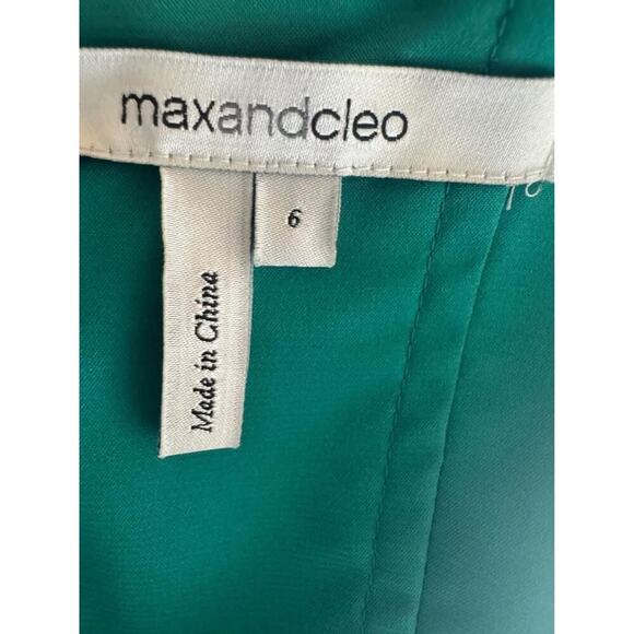 Max And Cleo Women’s Size 6 Medium Bluesail Scalloped Ruffle Party Mini Dress - Picture 6 of 6